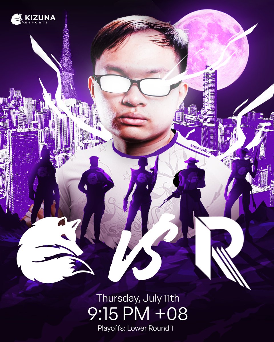 Kizuna Esports (@kizunagg) on Twitter photo The final push begins here. Our first match of the Playoffs is here, as we face <a href="/ReveDriftArena/">Team Reve Drift Arena</a> in the lower bracket!
📆11th July
🕤9:15 PM SGT
📺tgc_en
🆚Reve Drift Arena The final push begins here. Our first match of the Playoffs is here, as we face <a href="/ReveDriftArena/">Team Reve Drift Arena</a> in the lower bracket!
📆11th July
🕤9:15 PM SGT
📺tgc_en
🆚Reve Drift Arena