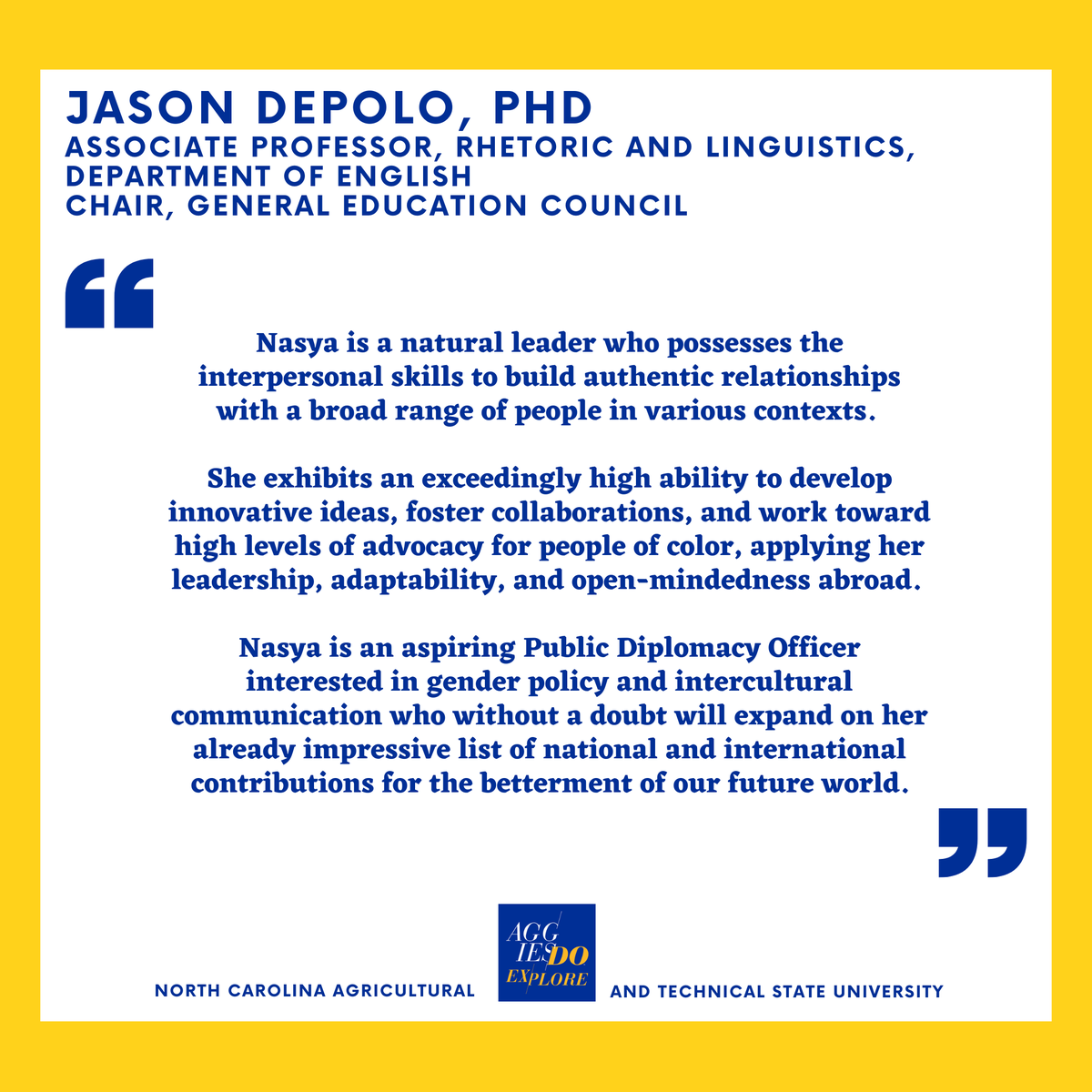 NCAT Extraordinary Opportunities tweet media