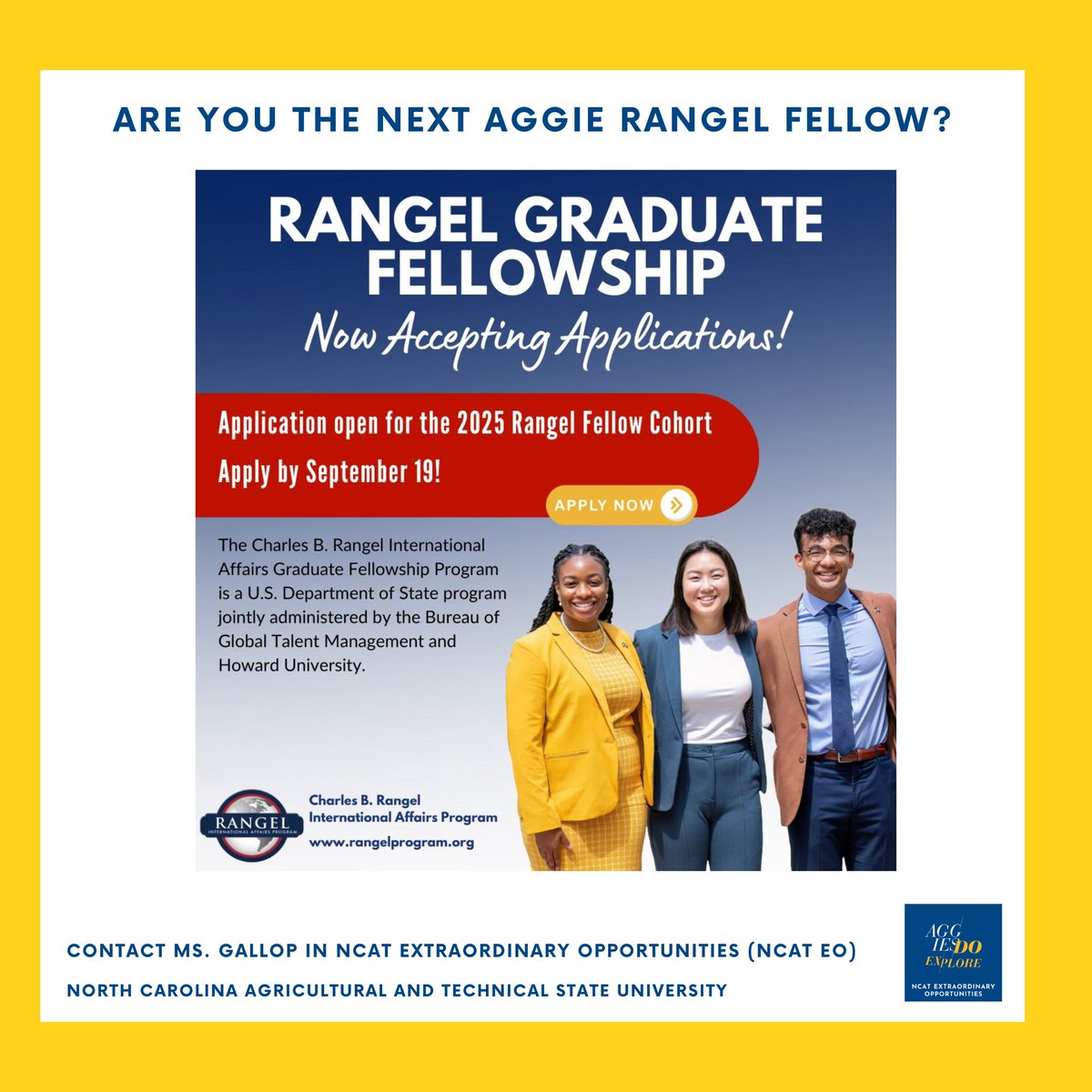 NCAT Extraordinary Opportunities tweet media