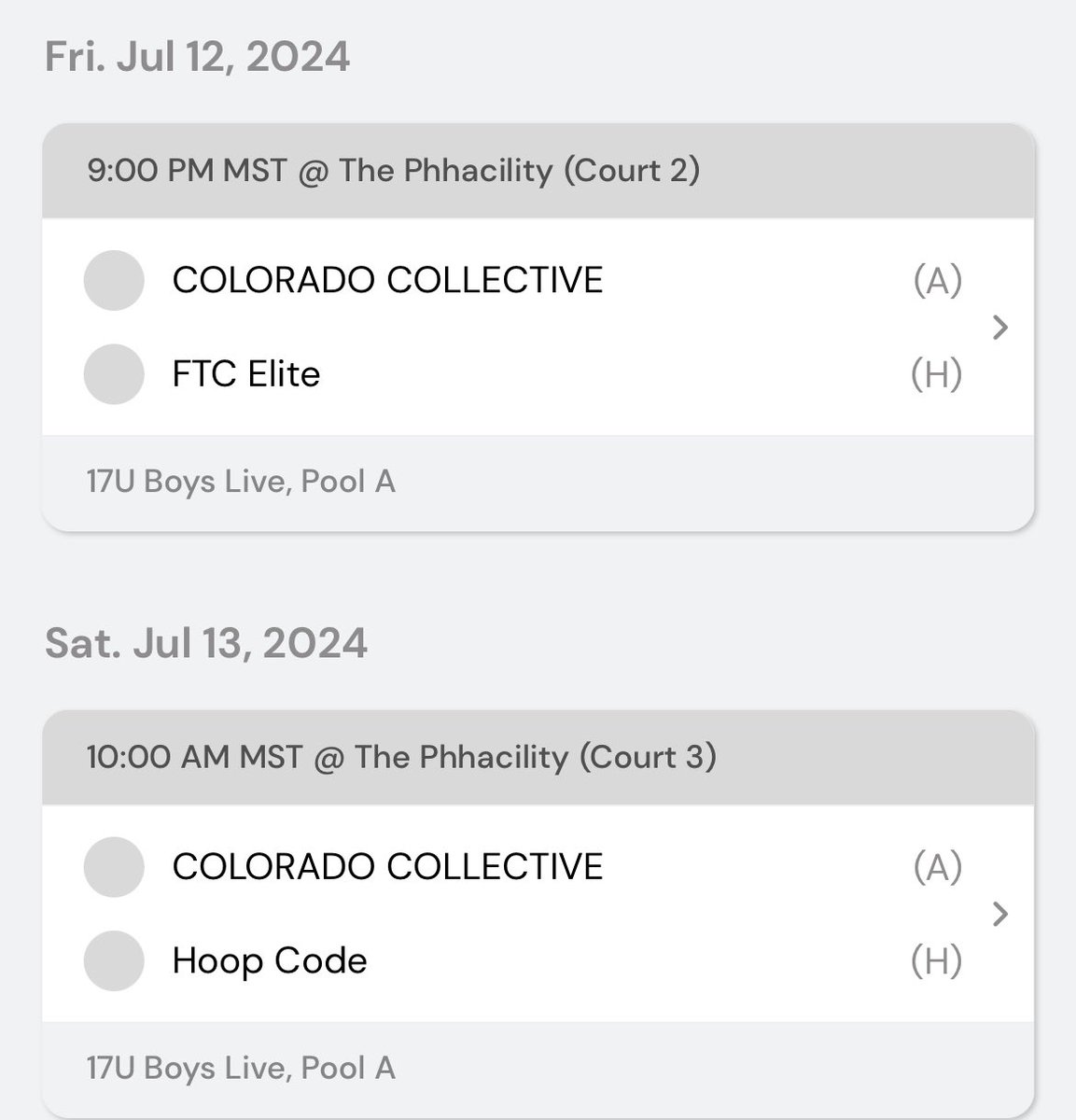 Josh_ford5's tweet photo. Some clips from the Prep Hoops Finals this last weekend in Denver @PrepHoopsCO @claytonconover 

During this upcoming live period I will be playing with @COCollective303 in the YOU REACH I TEACH (Hoopers on1y) tournament in Phoenix, Az this weekend. Schedule down below! https://t.co/pWdq9RZDvs