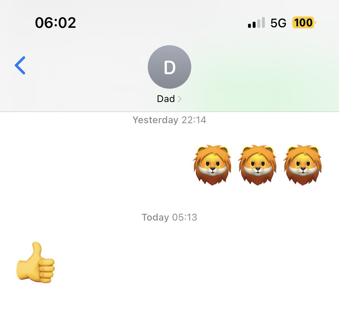 Can barely contain his excitement