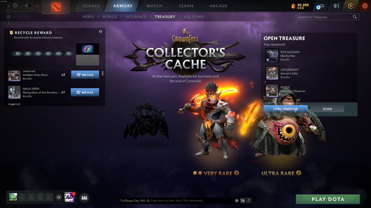 I GOT BOTH IN 1 SPIN AAAAA GABEN
I LOVE YOU @DOTA🥳

#dota2