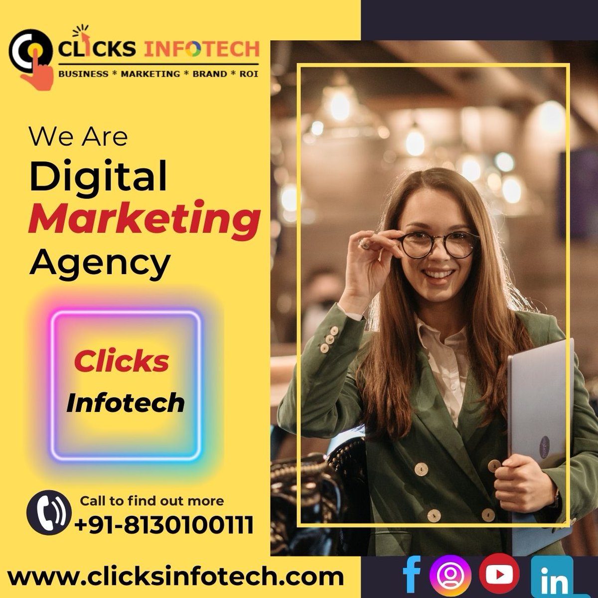 clicksinfotech's tweet photo. The best #digitalmarketing #agency that creates #b2b #marketinging strategies for businesses across the world. To know more about our services visit or call us.  

- #SEO Services
- #Social Media
- #PPC #Services
- #Content Writing 

https://t.co/DEowkXh6ia

Call @ +91-8130100111 https://t.co/zzUq8EY0YX