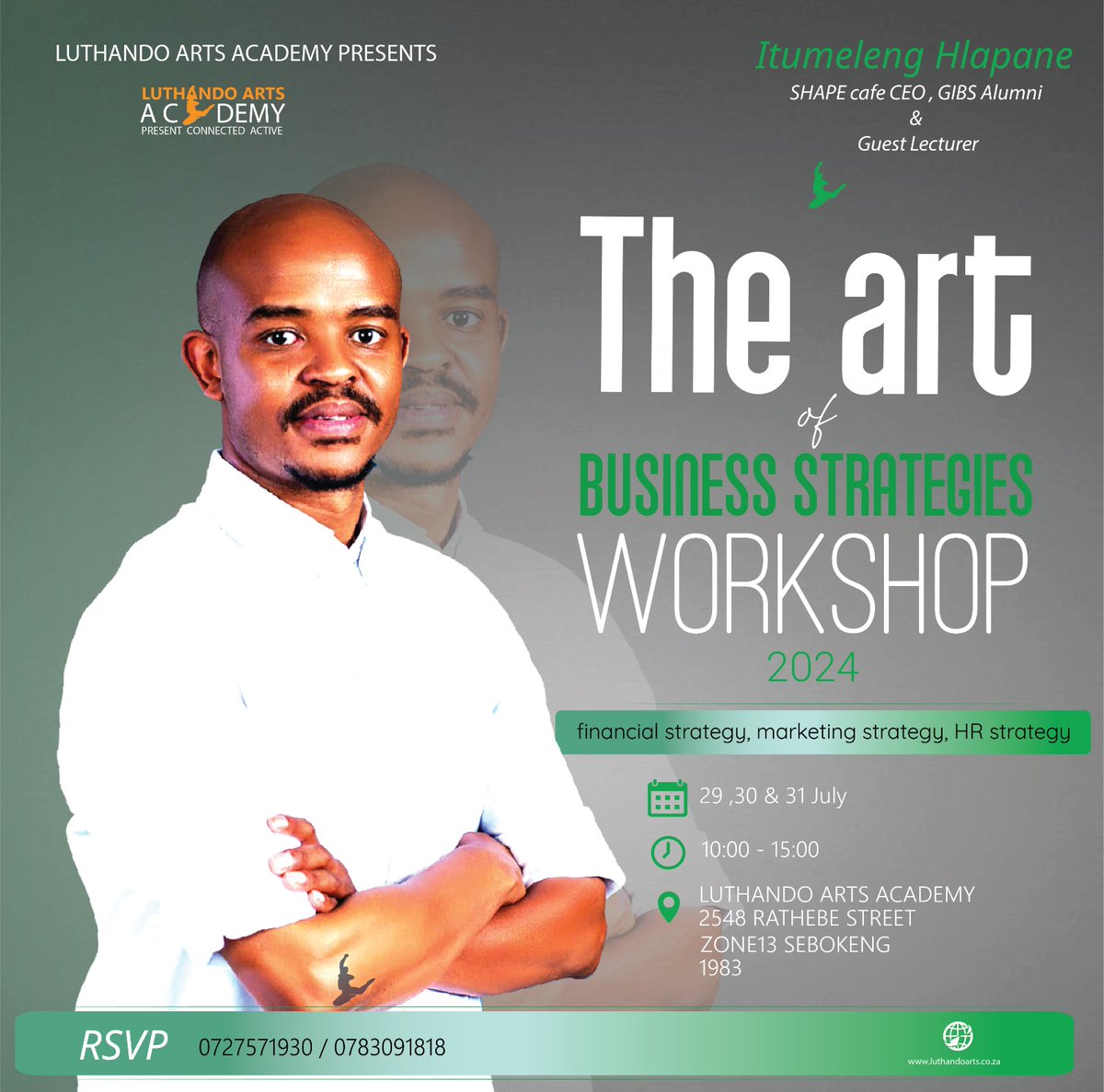 shape_cafe's tweet photo. "I'll be sharing my business acumen derived from running a sustainable coffee &amp; ice business, SHAPE Café, draw from my years of experience as a professional performer, choreographer, and creative director, as well as my experience as a business lecturer."

Itumeleng Hlapane https://t.co/Xw1sGNCZEi
