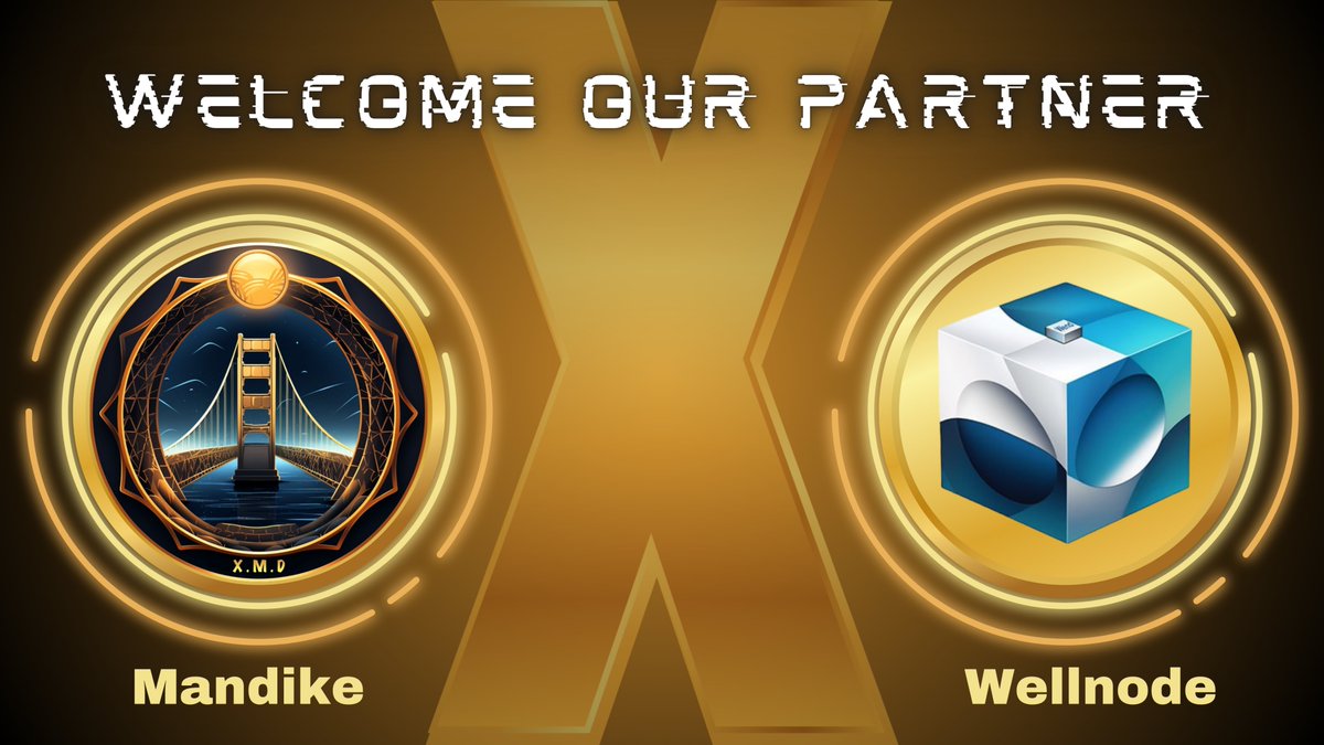 welcome our new partner <a href="/Well_Node/">WellNode</a> they will provide various video tutorials that we need. more information visit our community discord discord.com/invite/uYzDSz5…

#xmd #Partnership #NewPartnership #CryptoNews #cryptopartner #cryptoproject #masternode #proofofstake #TodayNews
