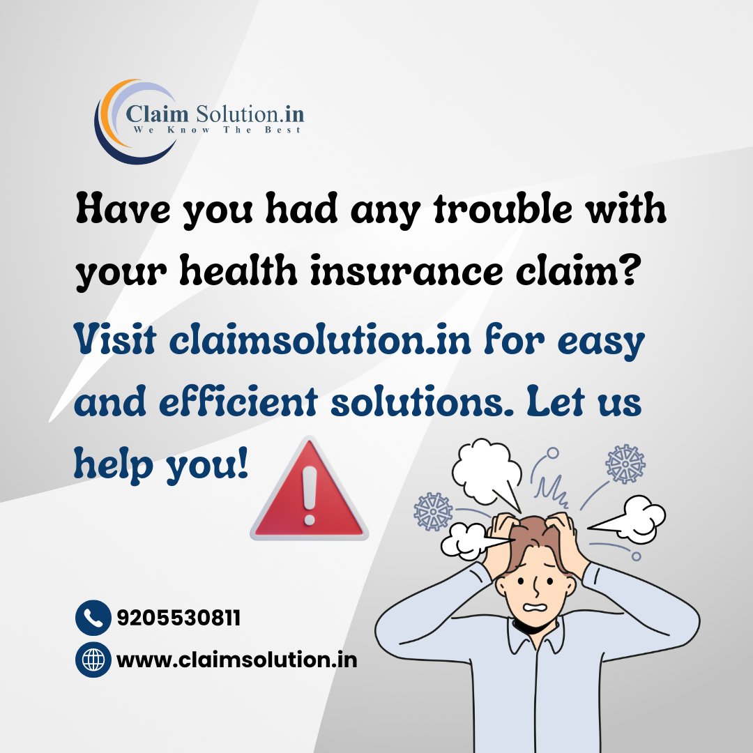 ClaimSlution's tweet image. Let us help you! #healthinsurance #claimresolution #claimsolutionindia #claimsolutionin