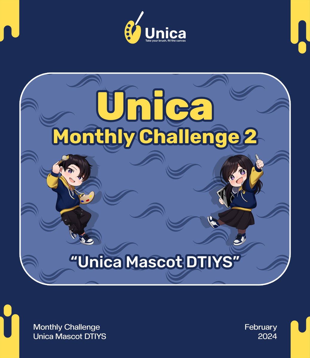 unitycanvas_co's tweet image. Unica Monthly Challenge 2
Unica Mascot DTIYS

Yuk gabung untuk ikut event-event menarik lainnya!😉

#Unica #UnityCanvas #ArtCommunity #ArtChallenge #DrawingCommunity