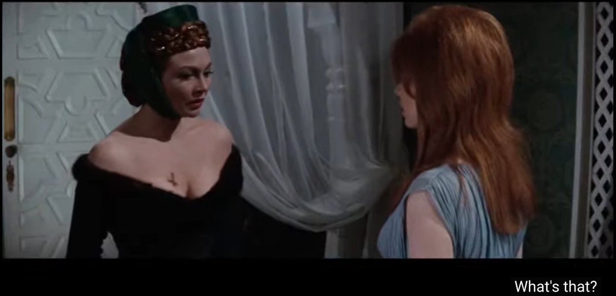 Inkog1's tweet photo. "what can I say?  Satan tends to be rather particular about the exit points of my soul."
#MasqueoftheRedDeath #TCMParty https://t.co/4cEclrMh0Y