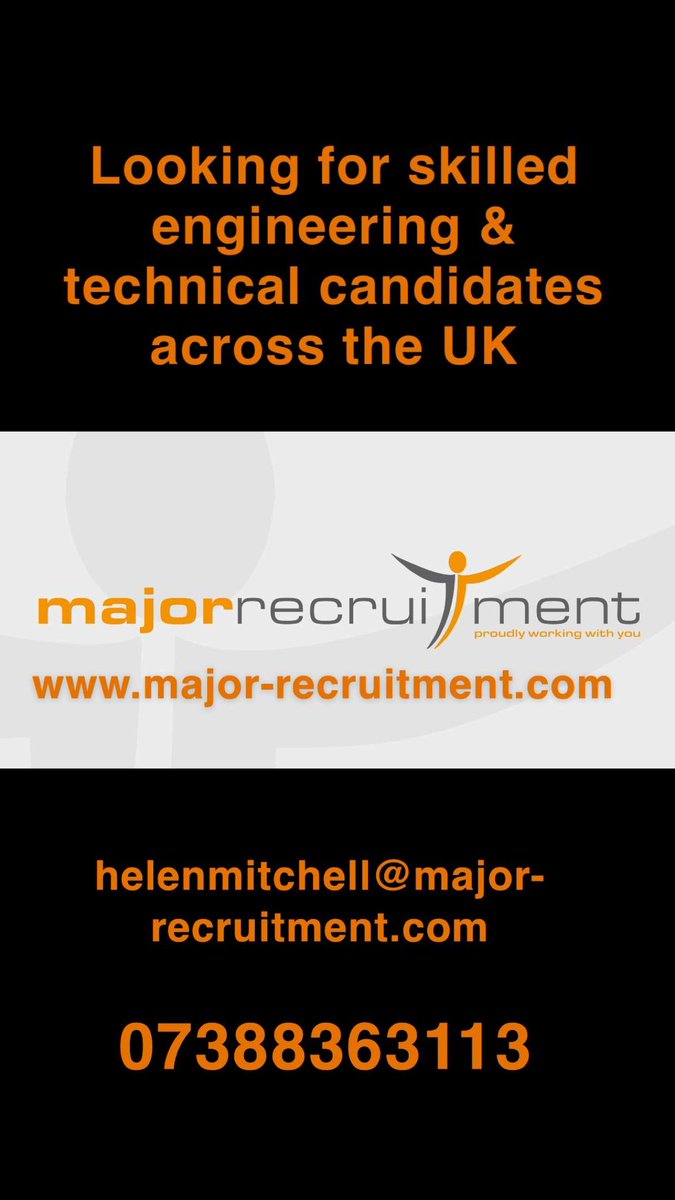 H_Bomb82's tweet image. #ukmfing #ukengineering #technicalrecruitment #engineeringrecruitment 

@MajorRec1