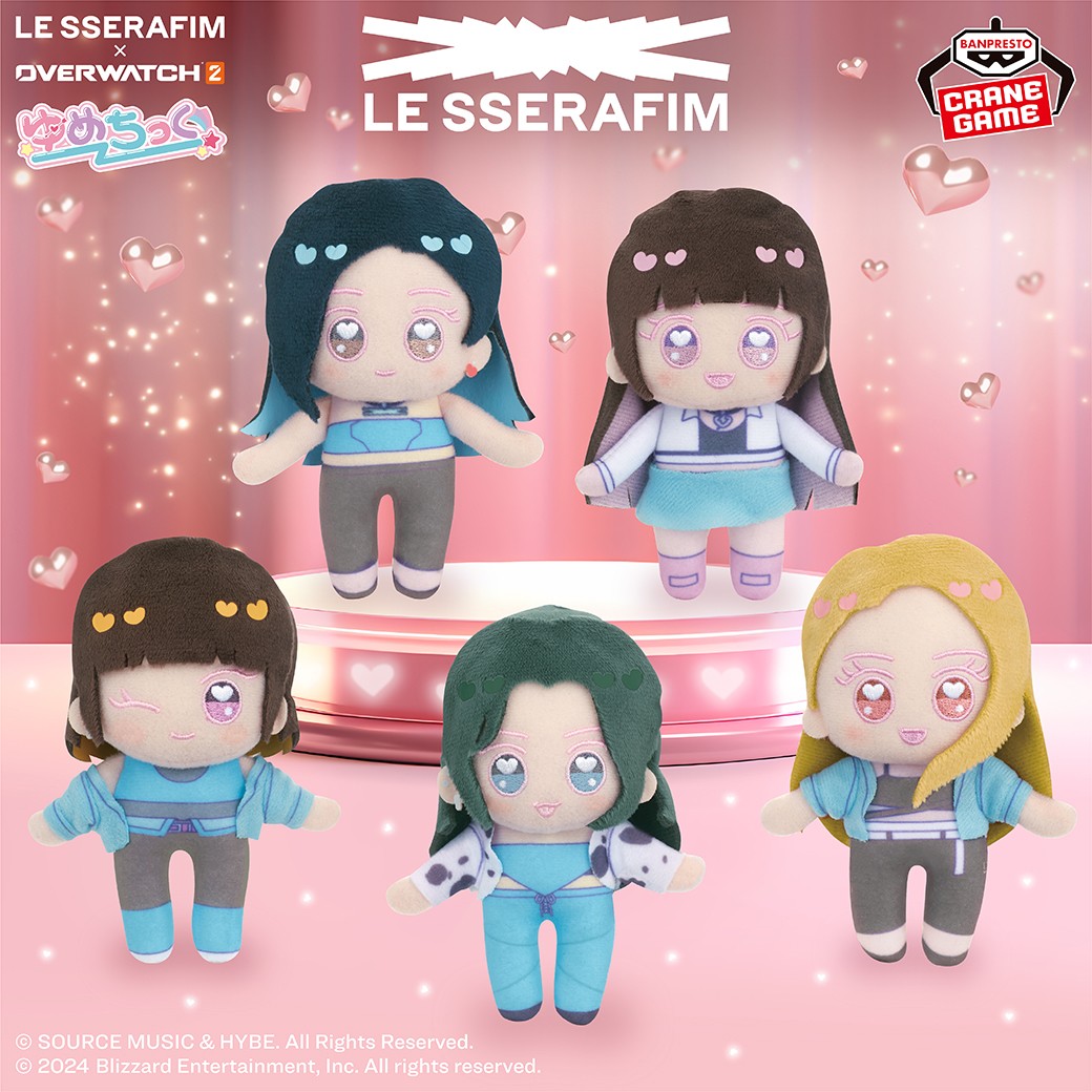キュートなデフォルメデザイン🎵／ LE SSERAFIMと「オーバーウォッチ 2
