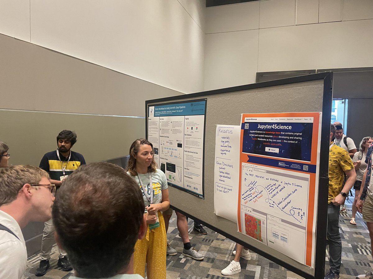 SciPyConf's tweet image. Amazing posters at the poster session at #SciPy2024 🙌