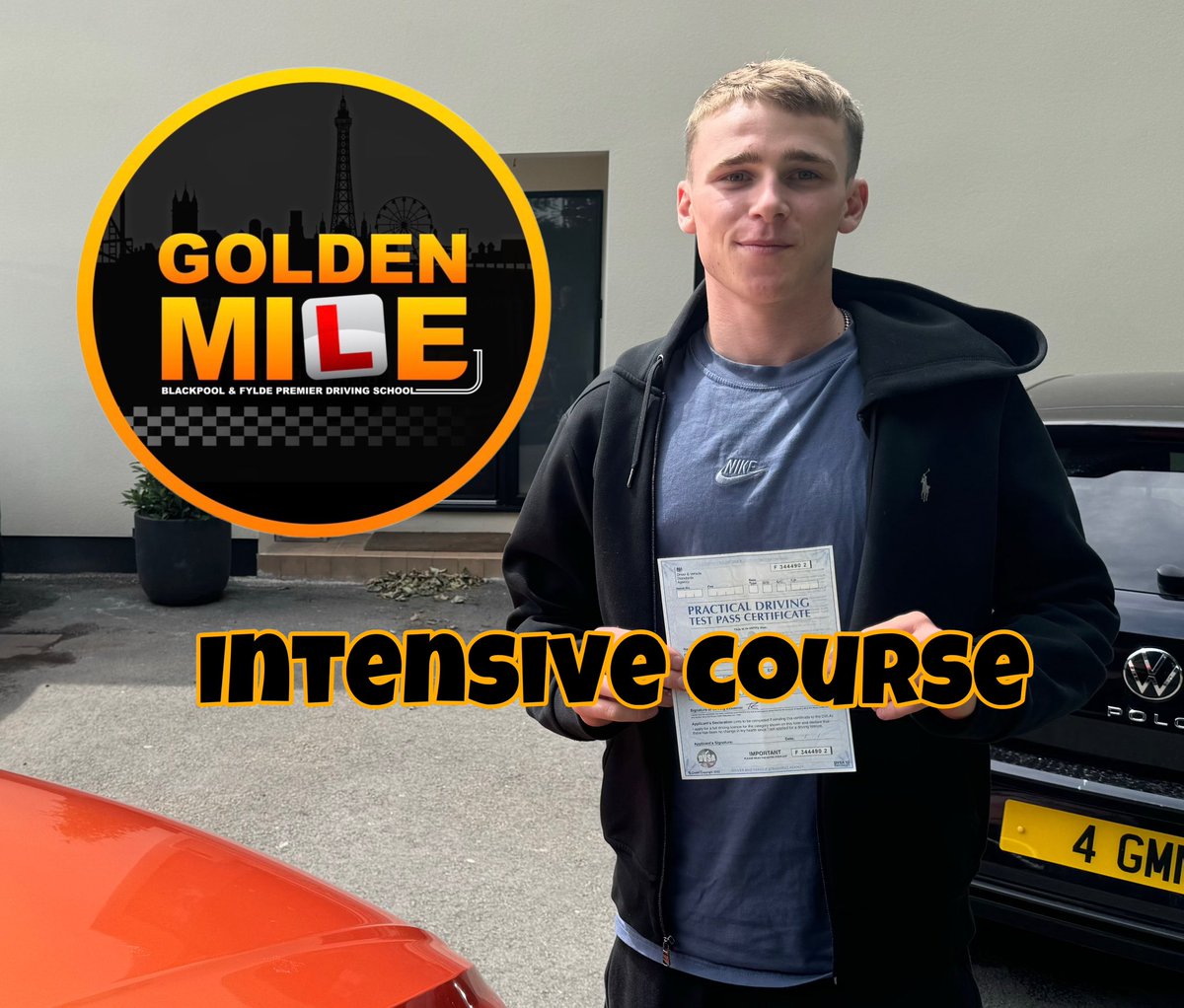 GoldenMileDrive's tweet image. INTENSIVE DRIVING COURSE 

Well done to Alex who passed his driving test in Blackpool with driving instructor Paul. A great drive with only 2 driver faults.
goldenmiledriving.com 
#crashcourse #blackpool #intensivecourse #driving #passfast