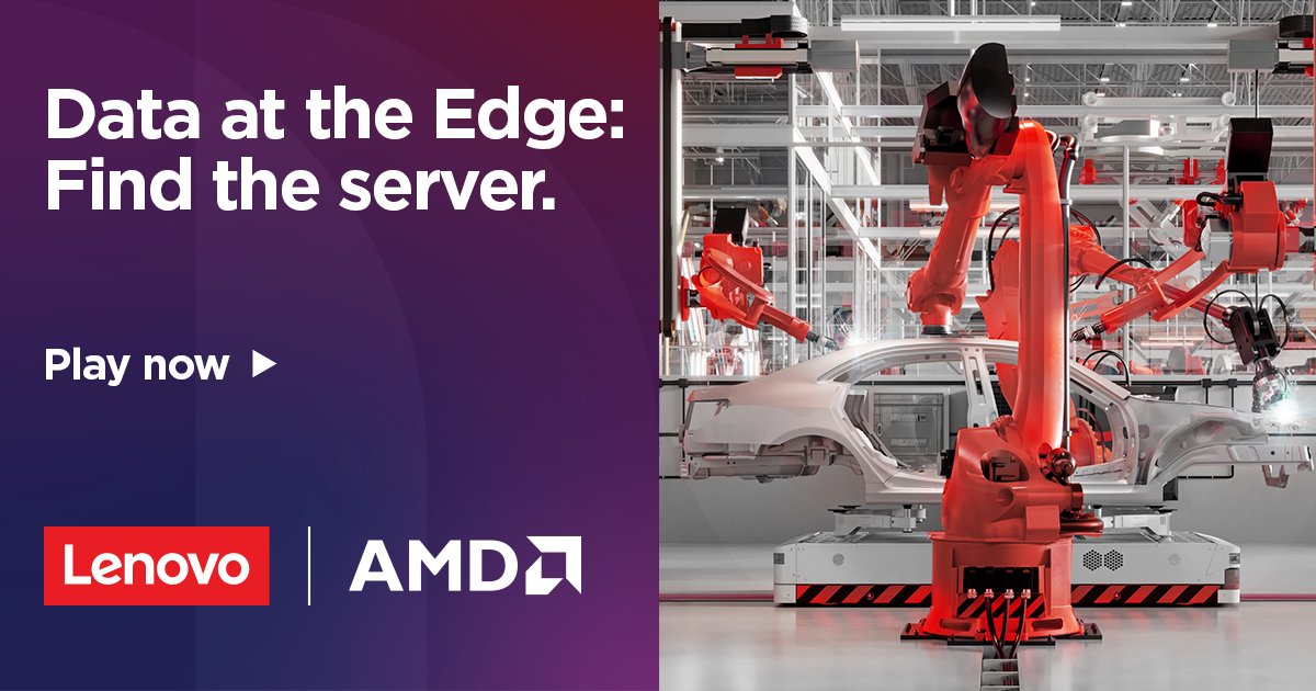 ThomasLHager's tweet photo. In our new game, you're invited to find the @Lenovodc ThinkEdge servers as quickly as possible across different environments. 

Play now, and learn more about our #Edge servers here: https://t.co/bPZdnYPkl6

#WeAreLenovo https://t.co/xeOUZhH7kl