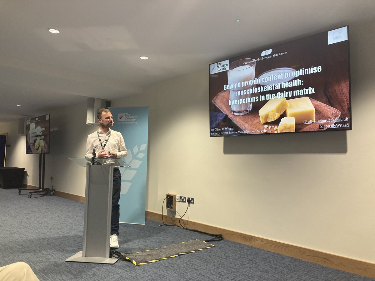 Looking back to the EMF symposium <a href="/NutritionSoc/">Nutrition Society</a> last Thursday. A great session with Prof Michelle McKinley <a href="/CPH_QUB/">QUB Public Health</a>, Prof Ian Givens <a href="/UniRdg_IFNH/">IFNH</a> &amp; Dr <a href="/OllyWitard/">Oliver Witard</a> <a href="/KingsCollegeLon/">King's College London</a>
Exploring the role of #Dairy &amp; #FoodMatrix in the protein transition
More ➡️ bit.ly/3LhIFQ2