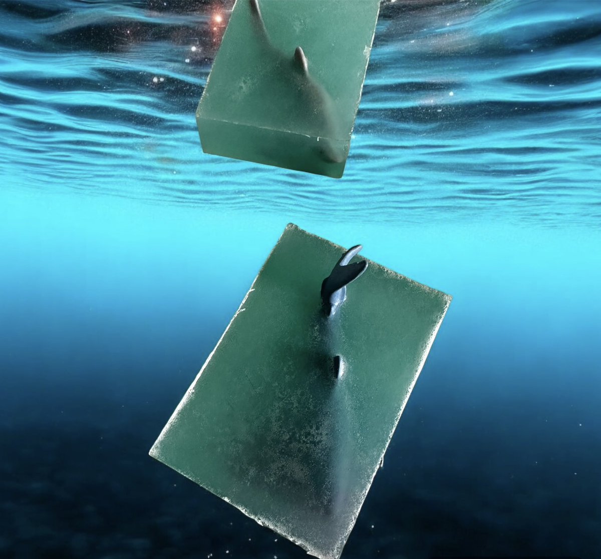 RondoutSoapCo's tweet photo. In honor of Shark Week, Shark soap, complete with blood spill, ocean breeze scent. #SharkWeek2024 #sharkweek #soap https://t.co/SaImBK5eh9