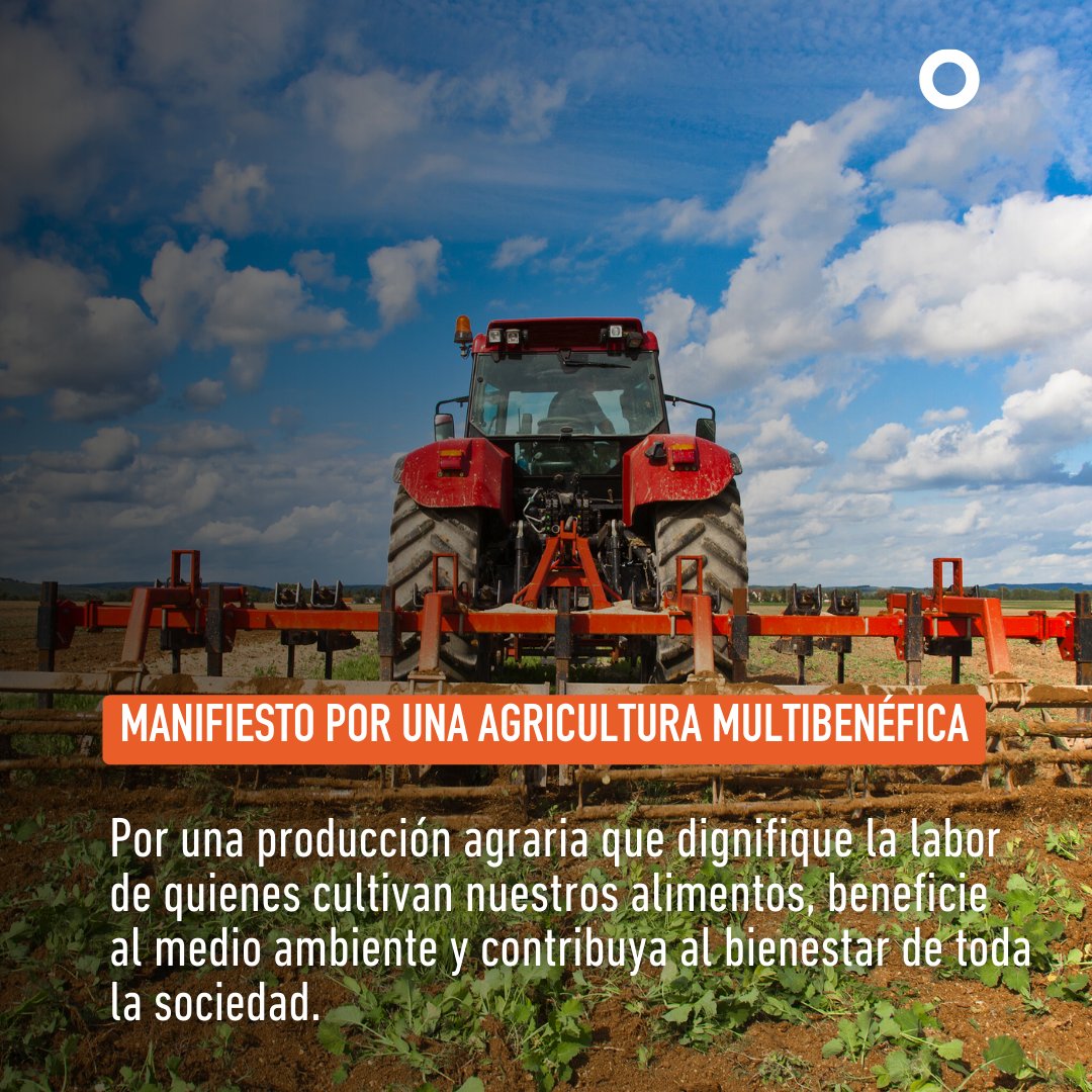 SomosConama's tweet photo. Necesitamos una agricultura multibenéfica: buena y productiva para agricultores, medio ambiente y sociedad. 

✊Tod@s, desde los poderes públicos hasta la ciudadanía, debemos colaborar. Es una tarea común y desde @somosconama nos sumamos a ella. #ManifiestoAgricultura https://t.co/IlSdcDOD7Z