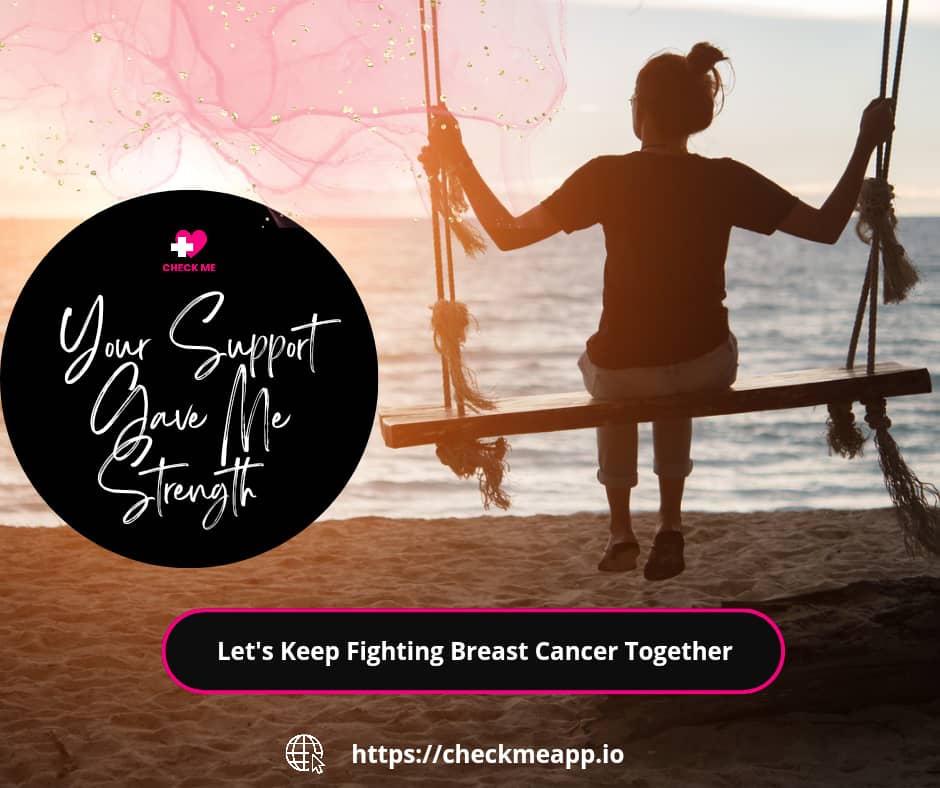 💖 Support Breast Cancer Patients

🎀Get a ribbon and paint it pink. It's not just their fight. It's not just for Check_me and other cancer communities. We need you to make it work.

#BreastCancerSupport 
#YouAreNotAlone #CancerWarrior #CheckMeBreastCancerCommunity  #WeAreNeedYou
