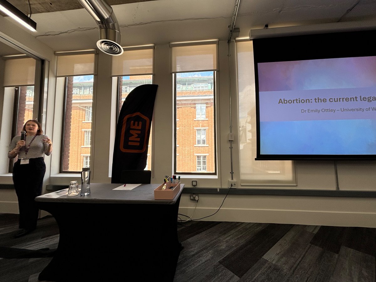 NatalieMichaux's tweet photo. Great start to #IMEconf 2024 with keynotes on climate resilience from Dr Sarah Briggs (mentioning our recent work @Nuffbioethics) and the ever-fab @emily_ottley covering key updates relevant to abortion law https://t.co/oqCUyS2SCF