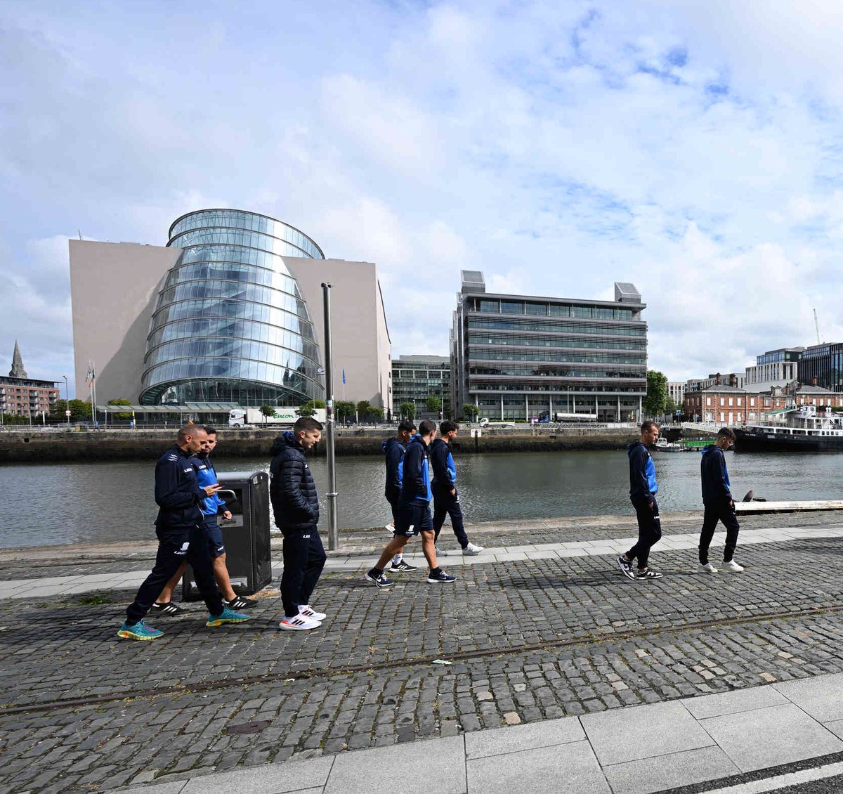 A walk around Dublin before tonight's match 🇮🇪📍