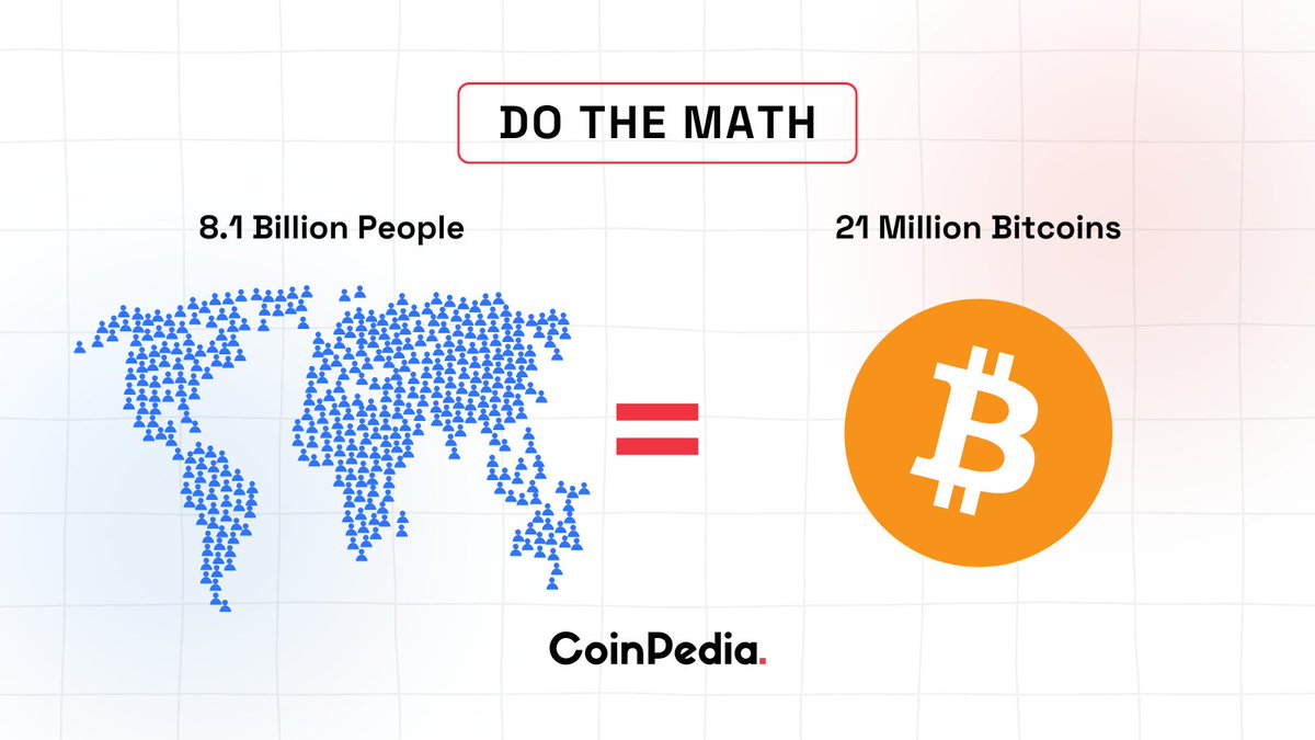 Numbers that speak volumes! 🌍Population growth vs. #Bitcoin scarcity: 8.1  billion people, but only 21 million Bitcoins.🚀 Can everyone get a piece?🧮  Do the math!💡 #WorldPopulationDay #cryptocurrency #Crypto
