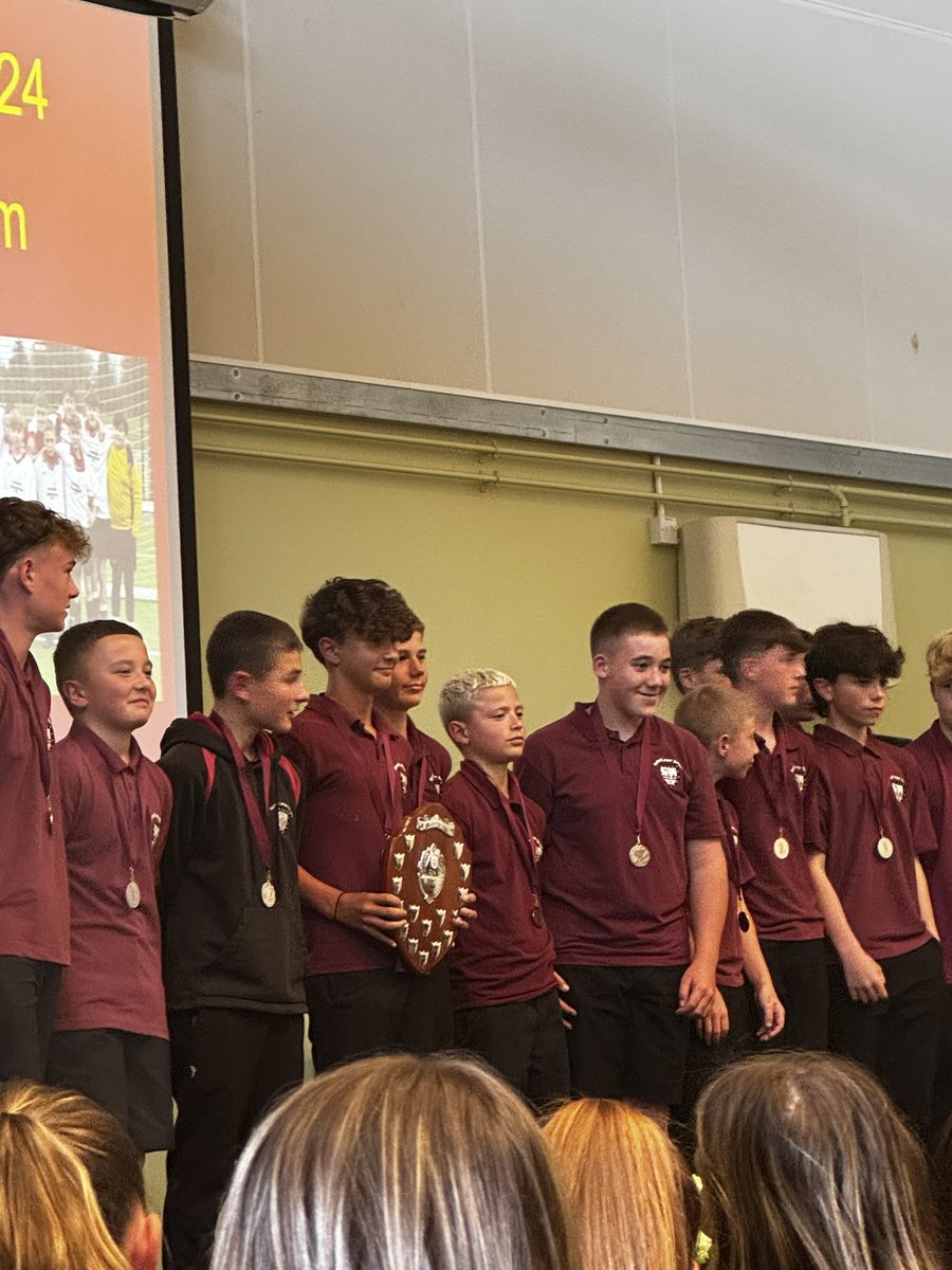 Captain of RL ‘team of the year’ …. U13 boys football team 🏆