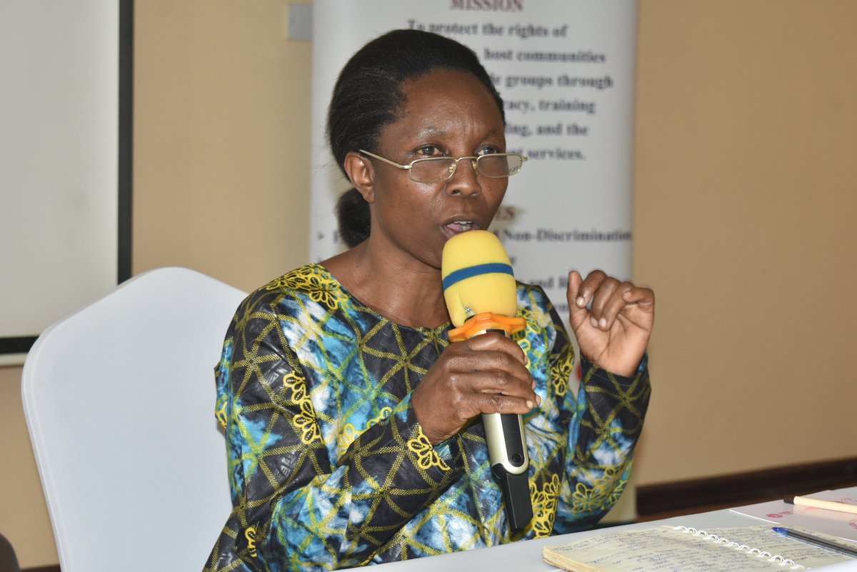 Rose Muheko (AMERUV) "We #Refugees with experiences from conflict-torn countries, the peace &amp; security we're enjoying here in Uganda is more than enough. I feel the #ReHoPE 70:30 ratio given to refugees &amp; hosts, Ugandans you cheated yourselves! #DialogueWithStateandNonstateActors