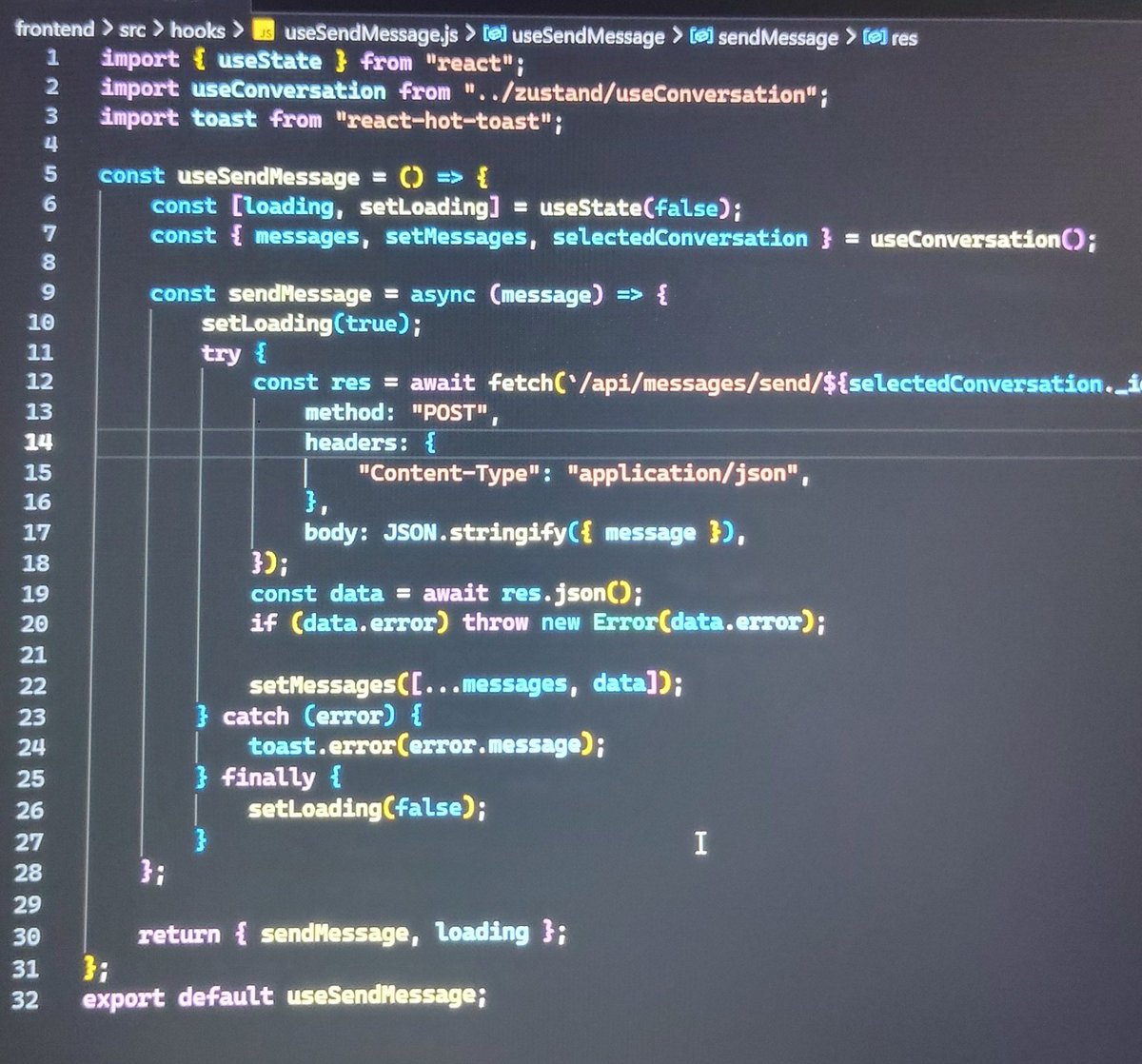 g_dhodaria's tweet image. Day 16 of #30daysOfCodeChallenge
Today We made messages hook to send messages
#100daysofcodechallenge #learntocode