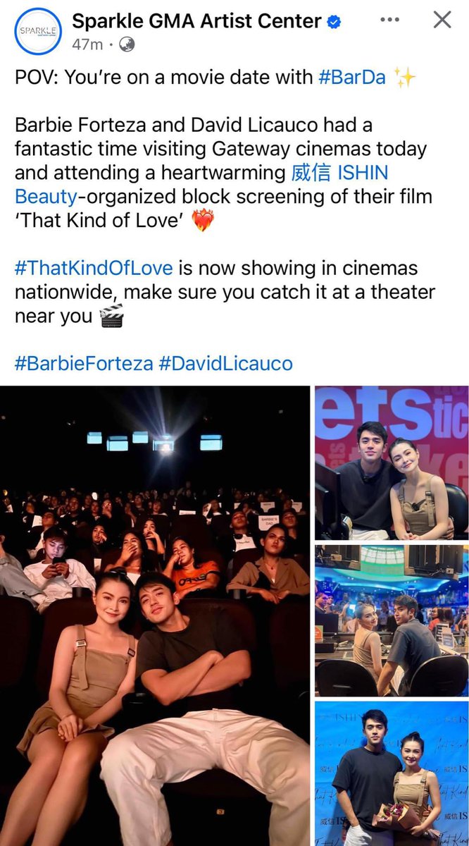 A big thank you to all of you for supporting our event today.
To our loyal customers, you are the heart of ISHIN. Thank you for supporting and trusting  ISHIN!!! 🩵 

<a href="/davidlicauco/">David Licauco</a> <a href="/dealwithBARBIE/">Barbie Forteza</a>