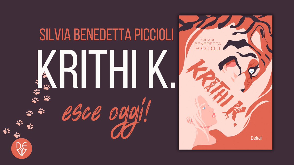 Esce oggi!
KRITHI K. di Silvia Benedetta Piccioli!
KRITHI. K - Delrai Edizioni

#DelraiEdizioni #Leggere #Libri #Booktwt