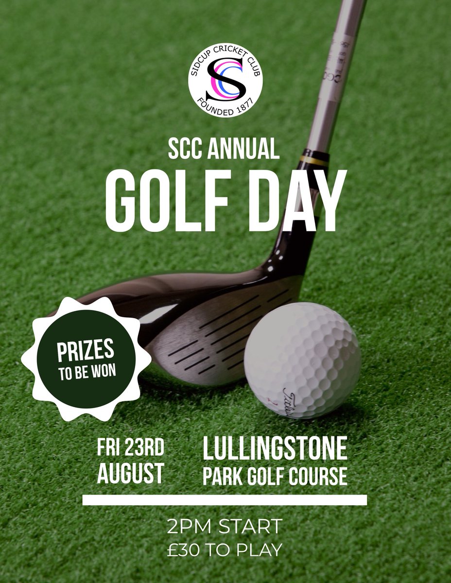 Sidcupcc's tweet image. Have you booked your place yet? Contact Ian Walker or send us a message to find out more.

#sidcupcricketclub #sidcupcc