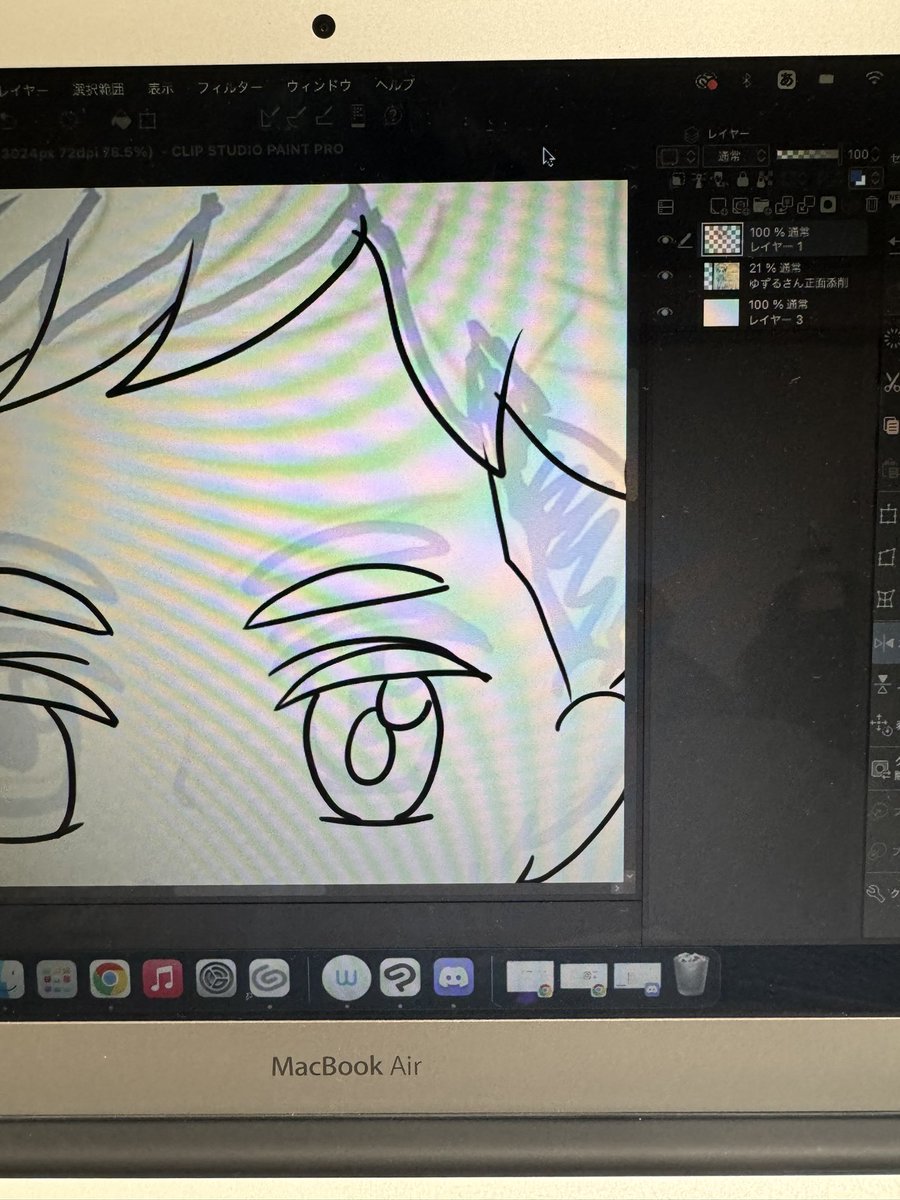 ゆずるさんの添削みると『ああああ〜〜これが描きたいんですぅぅ〜😭😭😭』ってなる。やっぱりすごい！✨✨✨カキカキ、、、

#アイコンイラスト
#イラスト練習
#イラストレーター