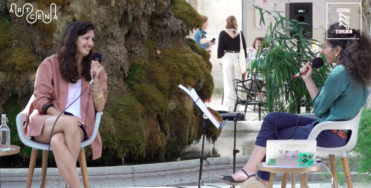 ZinebTweet's tweet photo. Les matinales du @FestivalAvignon continuent jusqu'au 18 juillet... et en replay sur le site du festival ! 
https://t.co/54PPy0jVmk https://t.co/3x2eQ2cVEr
