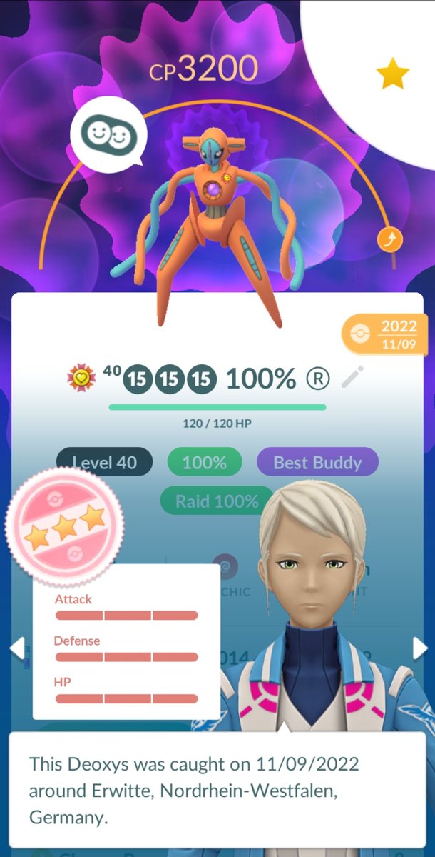 PoGoMick's tweet photo. Best buddy #276 3rd Deoxys https://t.co/mz3sexWvL0
