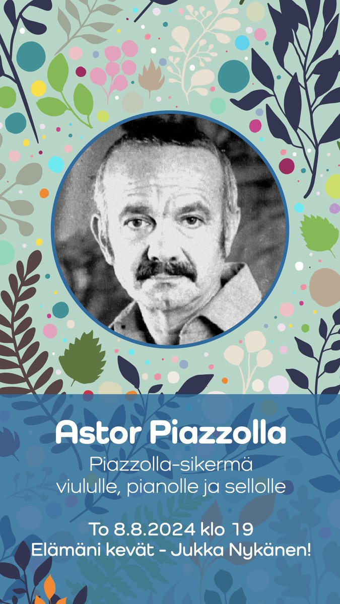 Toim. huom. viiksekkyys _ei_ ollut Elämäni kevät -konsertin säveltäkriteeri! Tervetuloa kuulolle to 8.8. Rauma-saliin 🥸😘 raumafestivo.fi/event/elamani-… <a href="/raumafi/">Rauman kaupunki</a> #rauma #konsertti #viikset
