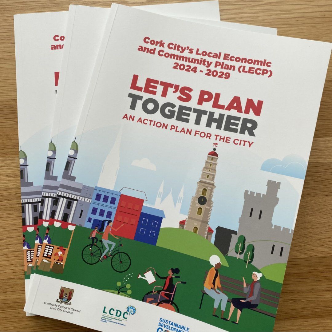 corkcitycouncil's tweet photo. 🔔 Have you read our new Local Economic &amp; Community Plan ?

ℹ️  The aim of the Local Economic and Community Plan (LECP) 2024-2029 is to improve the quality of life for all those who live, work, study in, or visit Cork City.

To read the plan, visit: https://t.co/Qn9Khtx4r1 https://t.co/GhB5V8y001