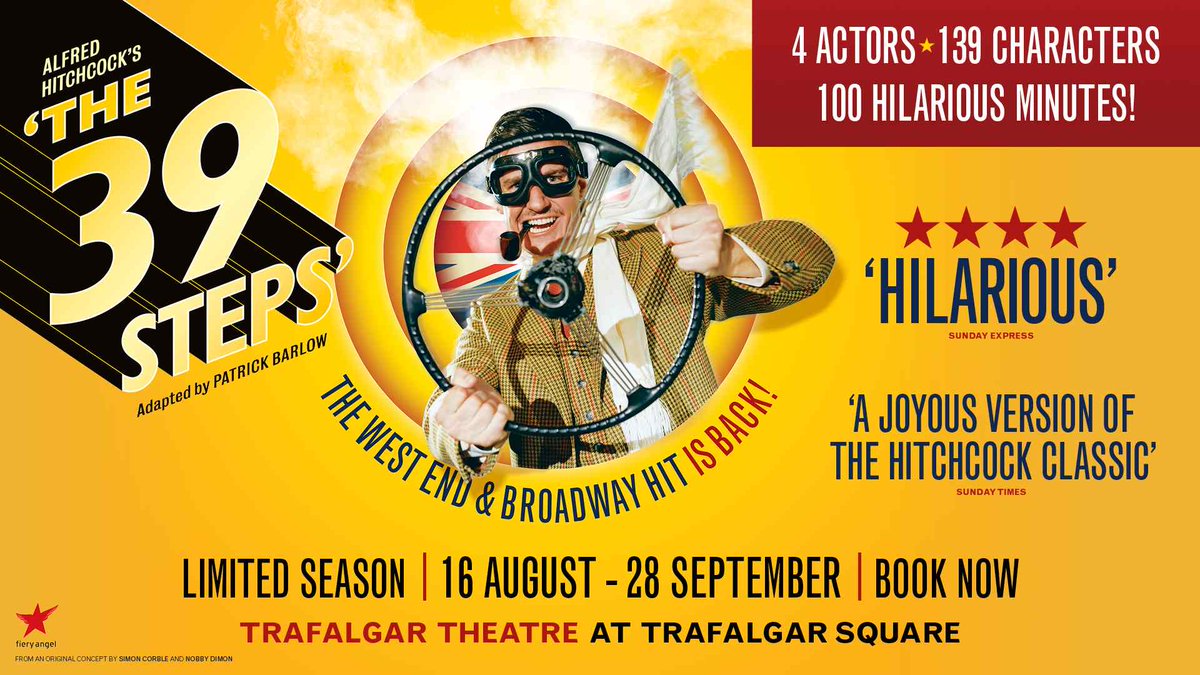Save Up To 41% | Tickets From £24

Don't worry they also have an elevator... 

Grab tickets to Alfred Hitchcock’s inventive and gripping comedy thriller!

Valid Mon - Fri from 16 Aug - 28 Sep 2024 (Excl. 19 Aug) | Book by 11 Aug 2024

Book Now - bit.ly/3S3B0IS