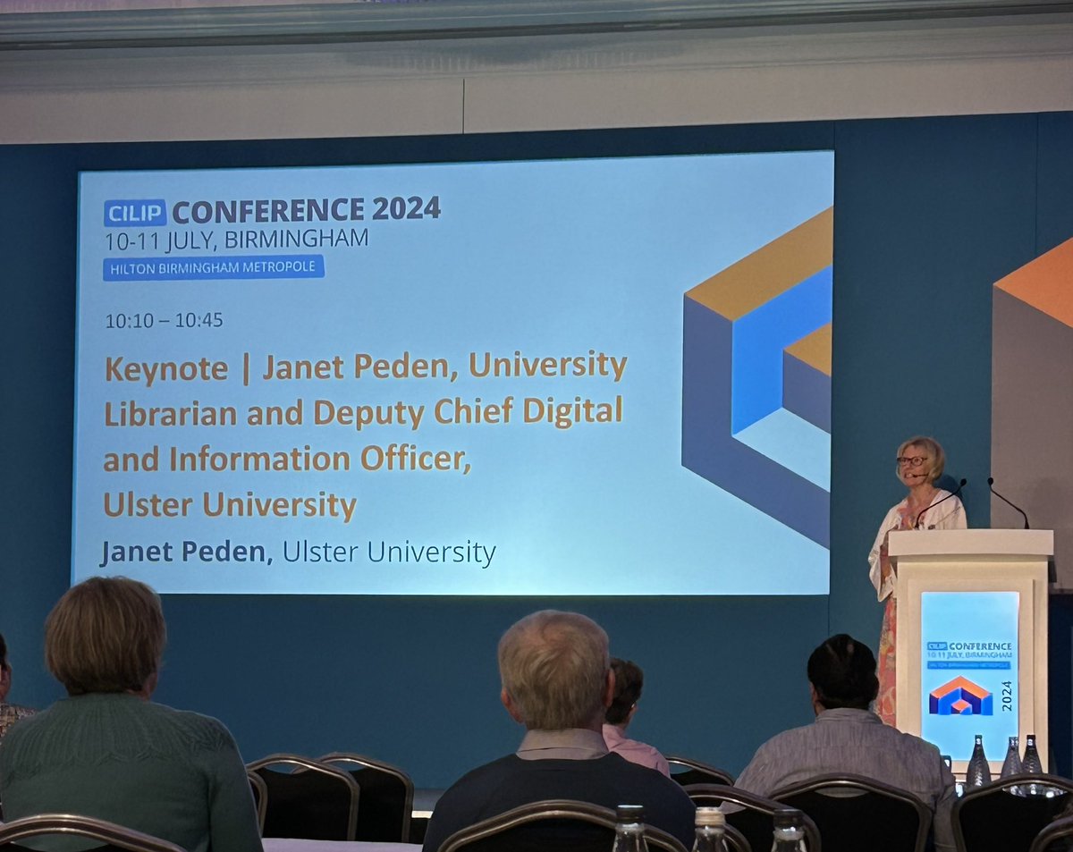 Seán Corr (@scorrlibrary) on Twitter photo Keynote speaker on Day Two of #CILIPConf24 - Janet Peden with leadership insights from her experiences in library-wide transformation and change management at Ulster University <a href="/UlsterUniLib/">Ulster Uni Library</a> <a href="/CILIPIreland/">CILIP Ireland</a> #Leadership Keynote speaker on Day Two of #CILIPConf24 - Janet Peden with leadership insights from her experiences in library-wide transformation and change management at Ulster University <a href="/UlsterUniLib/">Ulster Uni Library</a> <a href="/CILIPIreland/">CILIP Ireland</a> #Leadership