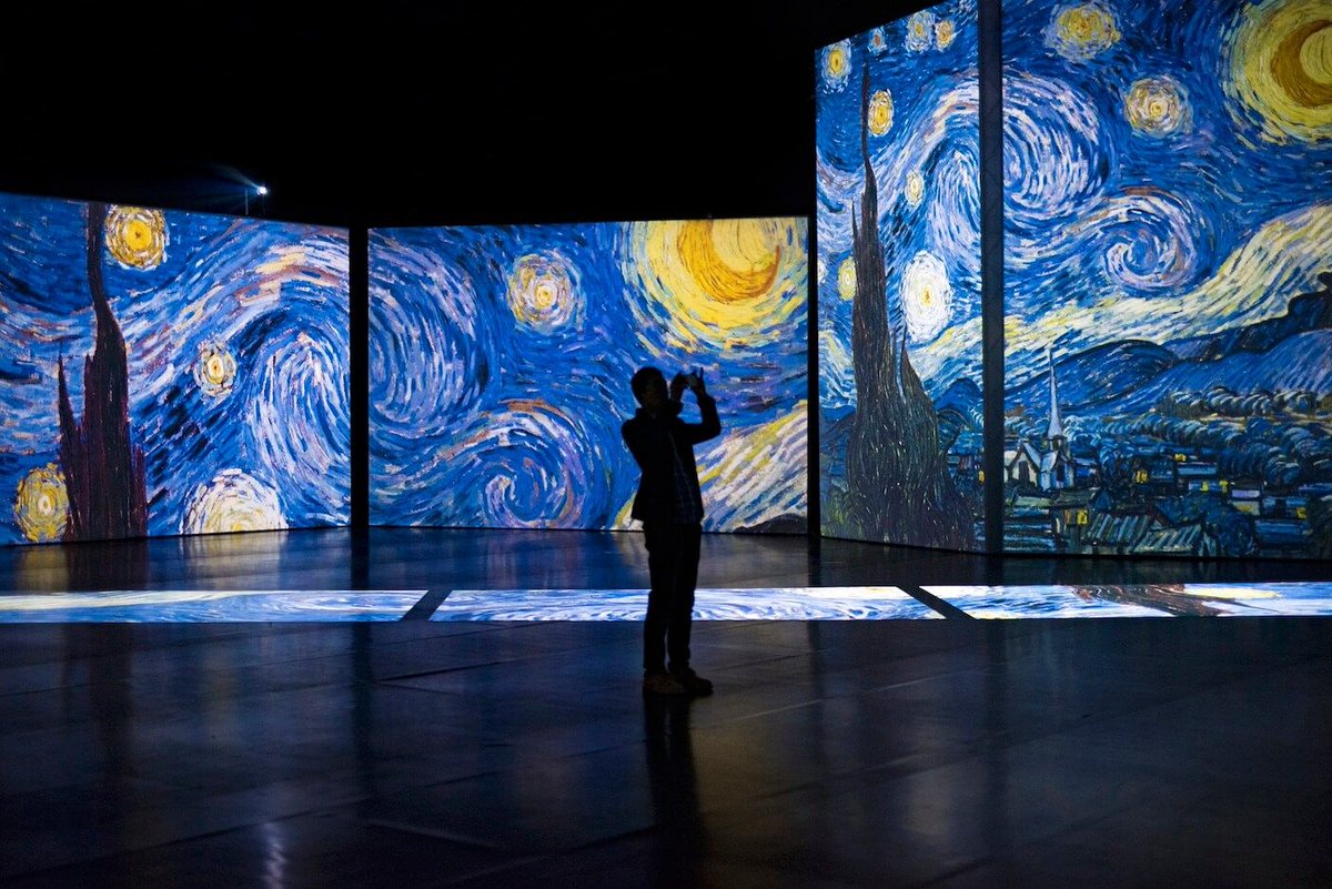 FukuokaNow's tweet photo. Escape the heat and experience 3,000 Van Gogh masterpieces in a cool, immersive venue! Enjoy stunning visuals, theater-quality sound, and French countryside aromas.
https://t.co/KcI7eqqJ9f

#VanGoghAlive 
#FukuokaEvent
#ゴッホ
#반고흐
#후쿠오카여행
#梵谷
#福冈旅游
@goghalivejp https://t.co/y8YkAweb1k