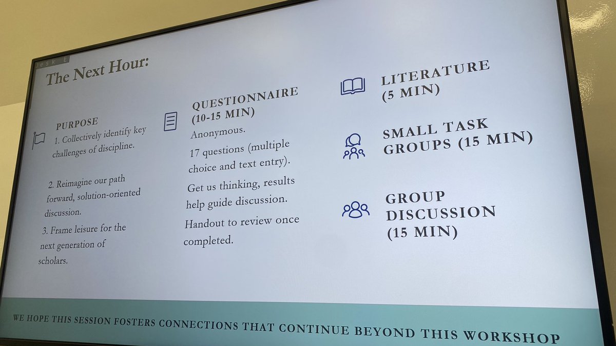 KBuerger_'s tweet photo. Great participatory emerging voices workshop on the future of #leisure studies and its future, which is threatened by #neoliberal institution models and cuts in #funding, affecting scholars and #PhD researchers.

@LSA2024 @CCSE_UWS @blassneck @GibsonHgibson https://t.co/Ael38tPgBF