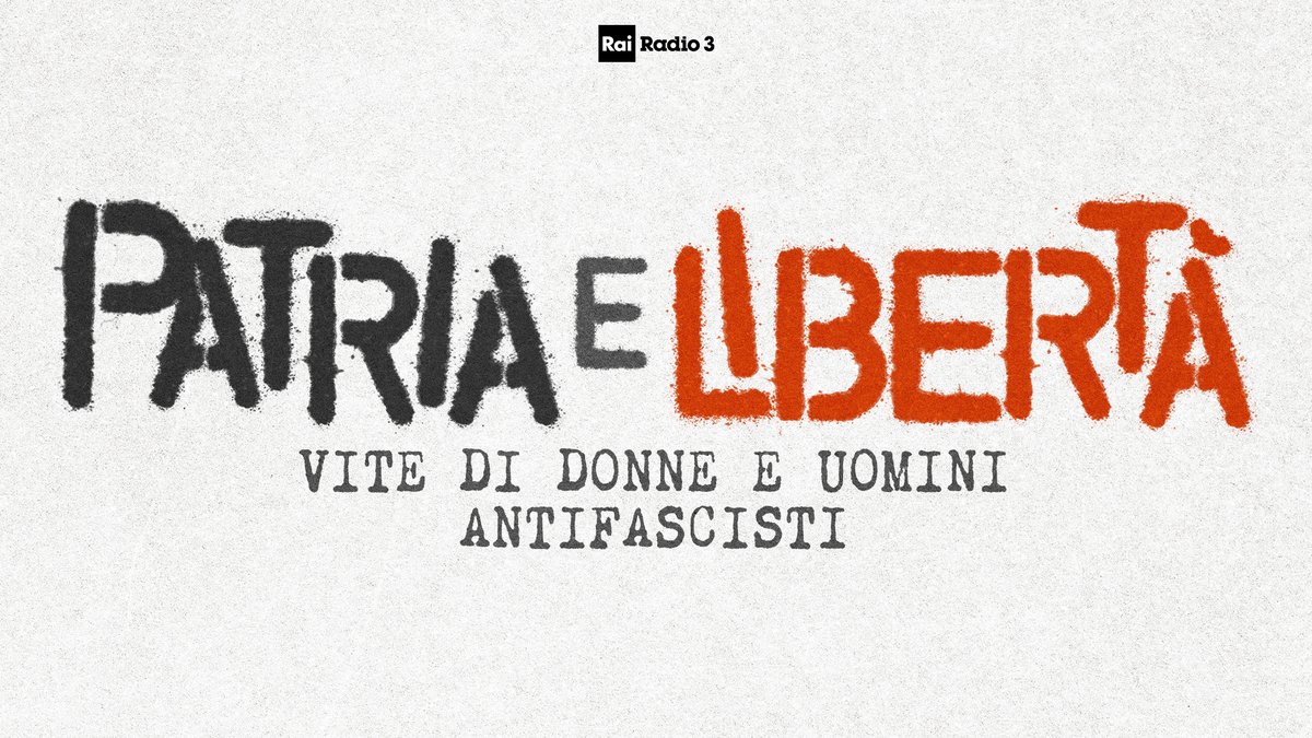 Radio3tweet's tweet photo. Documenti, diari, lettere: le biografie di uomini e donne che hanno teorizzato e praticato, fin dal principio del ventennio, l'antifascismo. Ascolta le loro storie qui https://t.co/53ZgqRw92N https://t.co/dSdYIWhvpn
