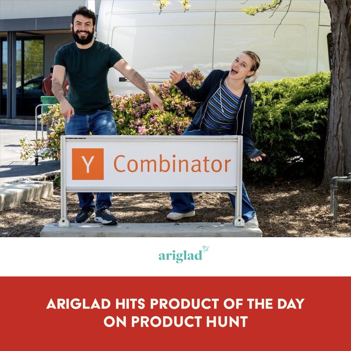 🎉 <a href="/arigladapp/">Ariglad YC W23</a>, the “Jira for internal teams” founded by Sophie Wyne and Ali Avci, was recently hit #1 on <a href="/ProductHunt/">Product Hunt 😸</a>! The recent <a href="/ycombinator/">Y Combinator</a>  grads shared their story of a successful pivot on LinkedIn: linkedin.com/posts/sophie-w…