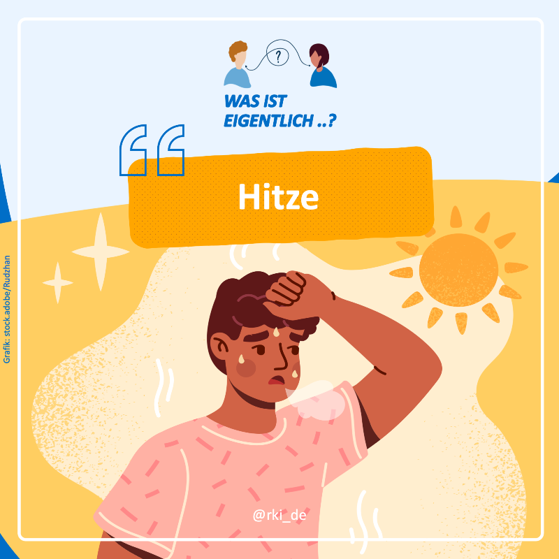 rki_de's tweet photo. 🆕 Wochenbericht zur hitzebedingten Mortalität
🔗 https://t.co/vGNYT7KYTe
Auch in diesem Sommer informiert das #RKI wöchentlich über die Auswirkungen der #Hitze auf die Sterblichkeit in 🇩🇪.
Was ist Hitze? Was ist eine Hitzewelle? Worauf sollte man achten? #wasisteigentlich ⬇️