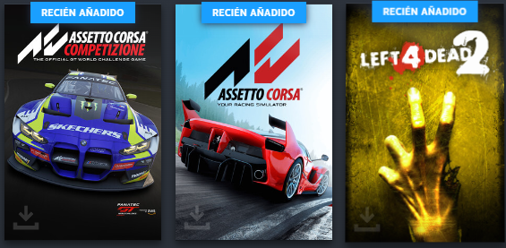 geodonz_'s tweet photo. @SirBarbas De momento el bundle de Assetto Corsa. Quería el Competizione, pero el bundle era más barato que el juego solo. Y Left 4 Dead 2, que solo eran unos céntimos, y en algún momento echaré una partida con algún amigo. Me estaba planteando Doom, pero dudo que vaya a jugarlo todavía... https://t.co/ixDfRfiniW