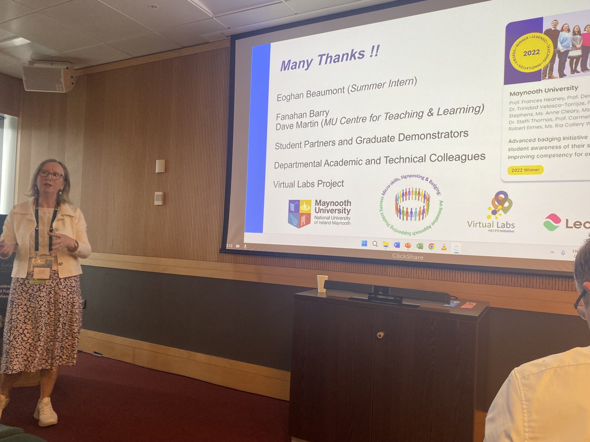Virtual Labs Project (@virtuallabs_hci) on Twitter photo Big congratulations to the organisers of the 9th EuChemS Chemistry Congress in Dublin <a href="/EuChemS_Congres/">10th EuChemS Chemistry Congress</a>. Prof Frances Heaney presented the badging initiative to promote skills recognition in an undergraduate organic chemistry laboratory project. #ECC9 #VirtualLabs #Chemistry Big congratulations to the organisers of the 9th EuChemS Chemistry Congress in Dublin <a href="/EuChemS_Congres/">10th EuChemS Chemistry Congress</a>. Prof Frances Heaney presented the badging initiative to promote skills recognition in an undergraduate organic chemistry laboratory project. #ECC9 #VirtualLabs #Chemistry