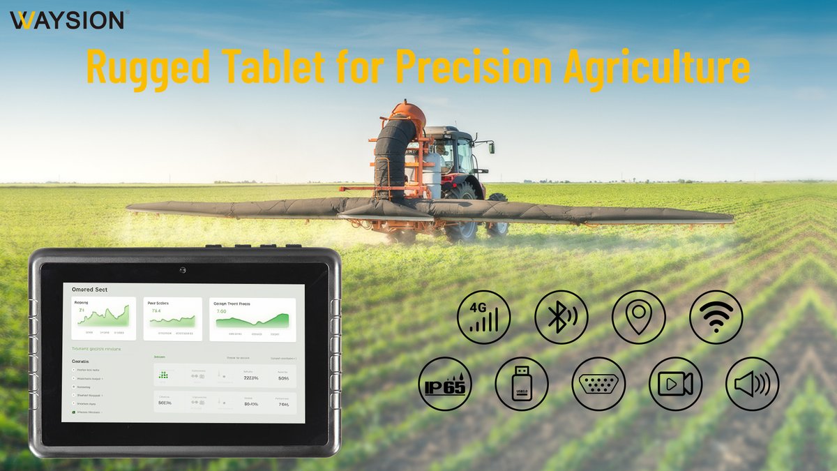 waysion_tech's tweet photo. #RuggedDevices are transforming #agriculture! 
🌦️ Durability: Withstand harsh conditions.
📊 Real-time Data: Monitor soil, crops, and weather instantly.
🗺️ #PrecisionFarming: Accurate GPS and sensors.
📋 Streamlined Ops: Centralized platform
📶Connectivity
🌍Sustainability https://t.co/uHnT75w5UU