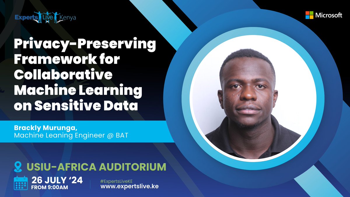 Unlock the power of collaborative machine learning without compromising data privacy! Learn how to share sensitive data securely using autoencoding and differential privacy with <a href="/brackly_murunga/">Brackly Murunga</a>.
Join us, Registration deadline is today!    paydexp.com/experts-live-k… #DataSecurity