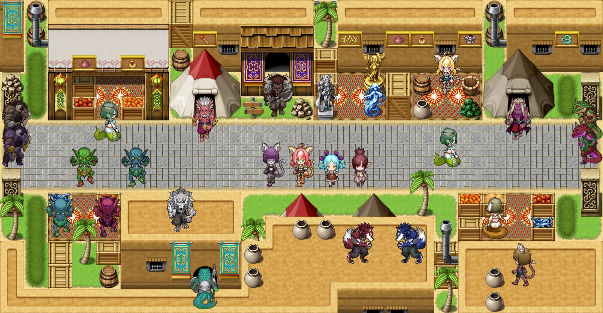 🐾New DLC Release for RPG Maker Unite!🐺 [NPC Set Demihuman] 16 types of ...