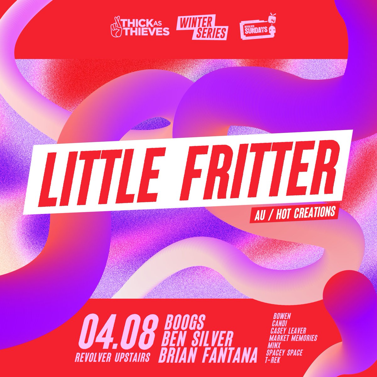 Just Announced: Little Fritter at <a href="/RevolvrUpstairs/">Revolver Upstairs</a> 🤞🏼
There aren’t  many humans on this planet that deal in unabashed, fruity fun like Gold  Coast’s Little Fritter, bringing that vibe to Revolver Sundays this August! #Melbourne #melbourneevents #chapelstreet