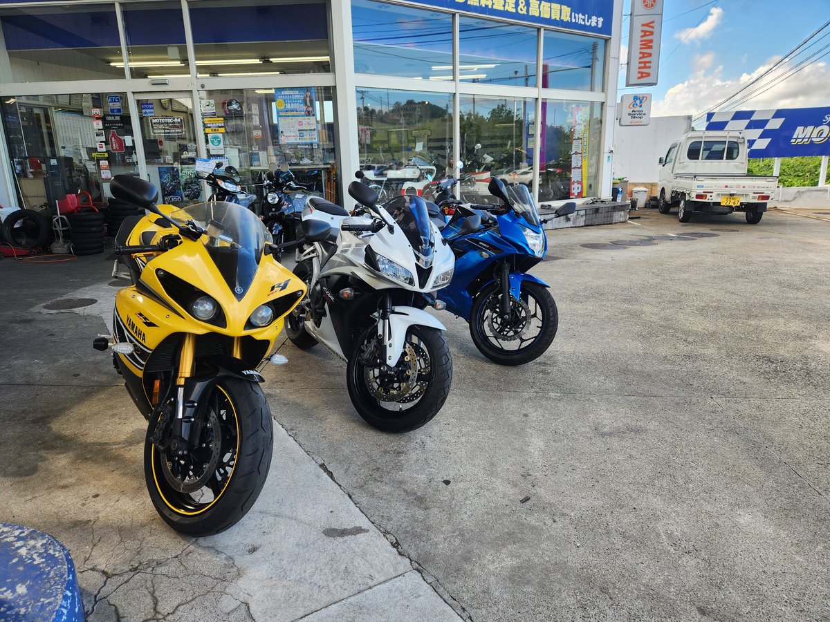 mototec62's tweet image. 排気量色々入荷！
#yzf-r1
#cbr600rr
#ninja250sl