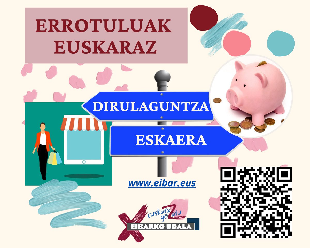 Eibarko euskara (@eibarkoeuskara) on Twitter photo 📢
<a href="/EibarkoUdala/">Eibarko Udala</a> k establezimenduetako errotuluak euskaraz jartzeko dirulaguntza deialdia zabaldu du!
labur.eus/errotuluak
<a href="/EIBARRENAKEBAI/">Eibarren Akebai</a> <a href="/etakitto/">...eta kitto!</a> 📢
<a href="/EibarkoUdala/">Eibarko Udala</a> k establezimenduetako errotuluak euskaraz jartzeko dirulaguntza deialdia zabaldu du!
labur.eus/errotuluak
<a href="/EIBARRENAKEBAI/">Eibarren Akebai</a> <a href="/etakitto/">...eta kitto!</a>